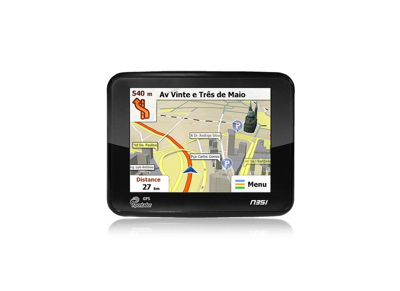 GPS Automotivo Apontador N351 3,5 " Touchscreen