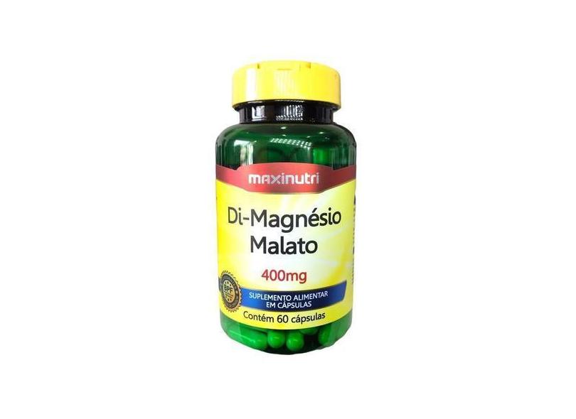 Di-Magnésio Malato 400Mg (60 Caps) - Maxinutri