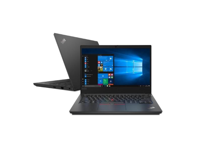 Notebook ThinkPad E14 Ryzen 3 8GB 256GB ssd Windows 10 Pro 14 Full HD 20T7S1W000 Preto