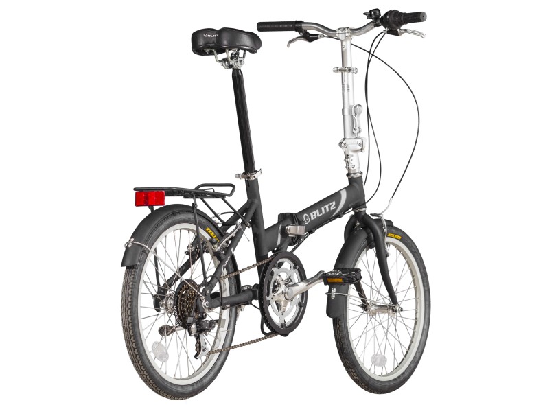 Bicicleta Blitz Dobrável Aro 20 6 Marchas Alloy