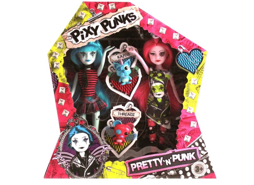 Boneca Pixy Punks  Pretty and Punk Estrela