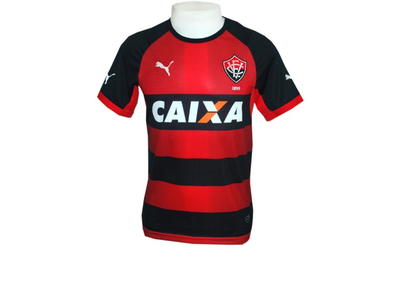 Camisa Jogo Infantil Vitória I 2014 sem número Puma