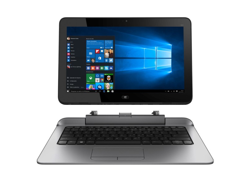 Notebook Conversível HP Pro x2 Intel Core i5 4202Y 4 GB de RAM SSD 128 GB LED 12.5 " Touchscreen 4200 Windows 10 Home 612