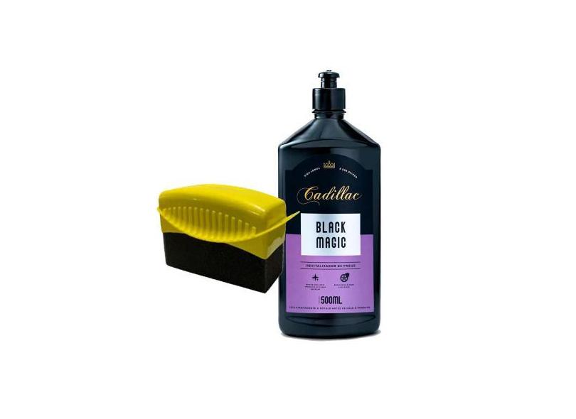 Aplicador + Pneu Pretinho Longa Duração Black Magic Cadillac