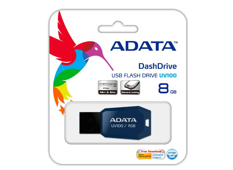 Pen Drive Adata Classic 8 GB USB 2.0 Dash Drive UV100