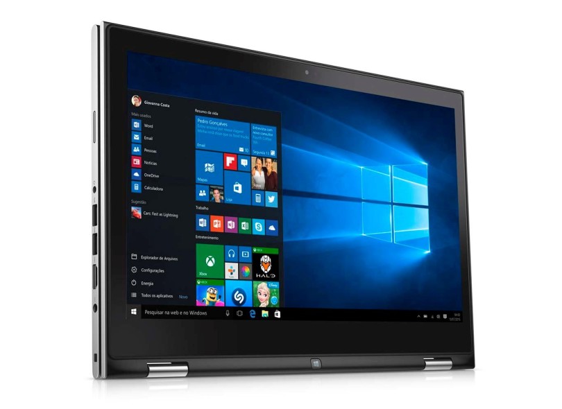 Notebook Conversível Dell Inspiron 7000 Intel Core i3 5010U 4 GB de RAM HD 500 GB LED 13.3 " Touchscreen 5500 Windows 10 I13-7348-C10