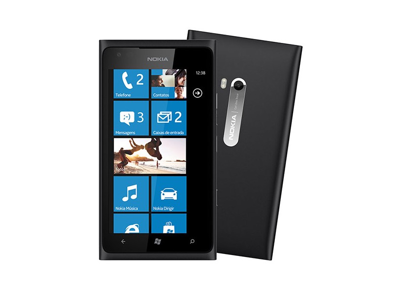 Smartphone Nokia Lumia 900 Câmera 8,0 Megapixels Desbloqueado 16 GB Windows Phone 7.5 Mango