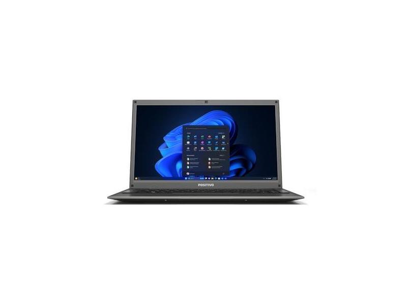 Notebook Positivo Master N2240 Intel® Core™ i5-1155G7 Windows 11 Pro 8GB RAM 256GB SSD 14'' Full HD - Cinza Escuro