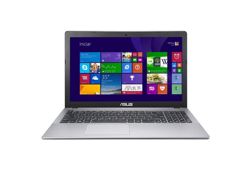 Notebook Asus Intel Core i7 4510U 8 GB de RAM HD 1 TB LED 15.6 " GeForce GT 840M Windows 8.1 X550LN