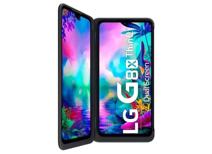 Smartphone LG G8X ThinQ LMG850EMW 6 GB 128GB Câmera Dupla Qualcomm Snapdragon 855 2 Chips Android 9.0 (Pie)