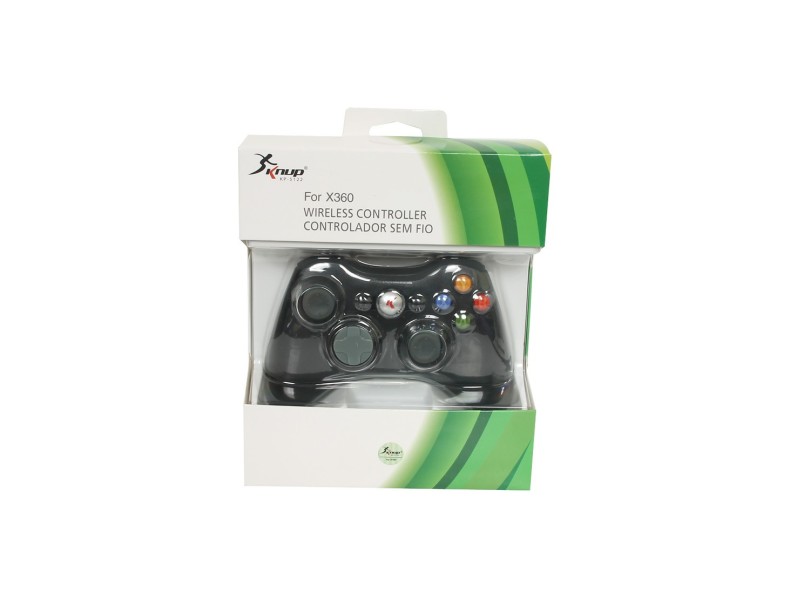 Controle Xbox 360 sem Fio KP-5122 - Knup
