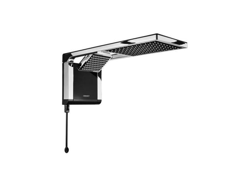 Chuveiro Lorenzetti Acqua Duo Multi Temperatura Preto/Cromado 6800W, 2