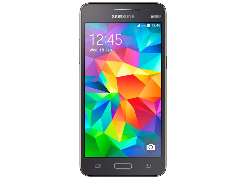Smartphone Samsung Galaxy Gran Prime Duos G531H 2 Chips 8GB Android 5.1 (Lollipop) 3G Wi-Fi