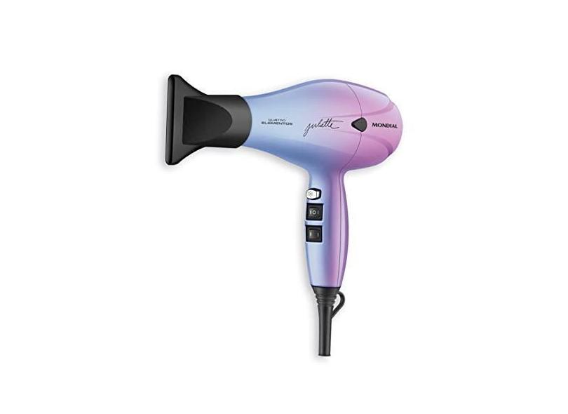 Secador de Cabelo By Juliette, Mondial, Azul/Rosa, 2000W, 110V - SCP-JU-03