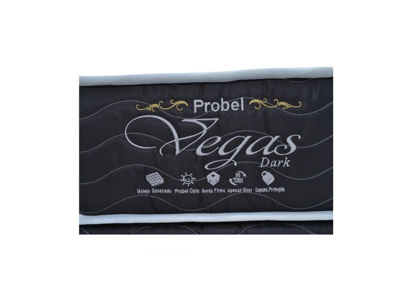 Colchão Queen Size Molas Ensacadas/Pocket Espuma Probel D26 Vegas Dark 158 x 26 x 198 cm
