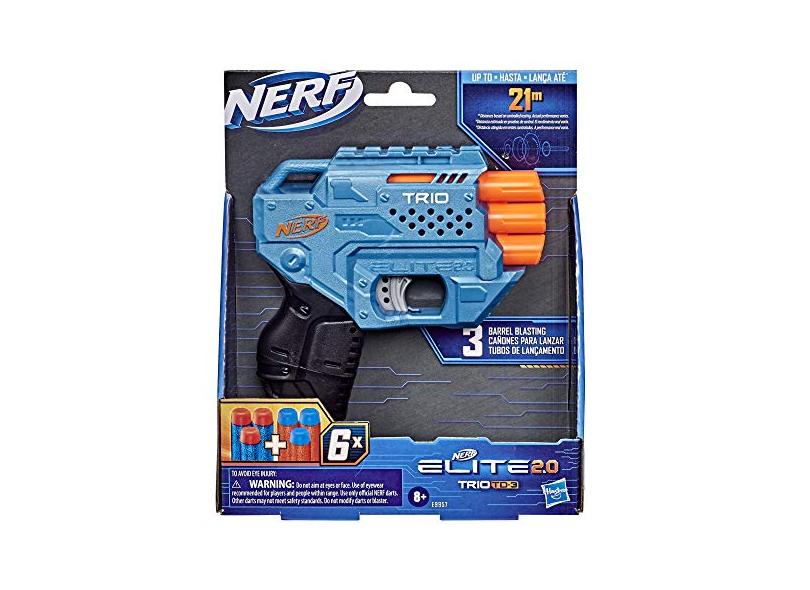 Lança Dardos Nerf Elite 2.0 Trio TD-3 E9957 - Hasbro em Promoção