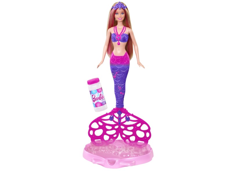 Boneca Barbie Sereia Bolhas Mágicas Mattel