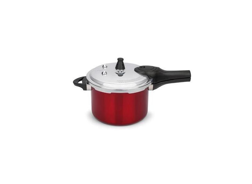 Panela De Pressão 4,2L Vermelha Pressure Brinox