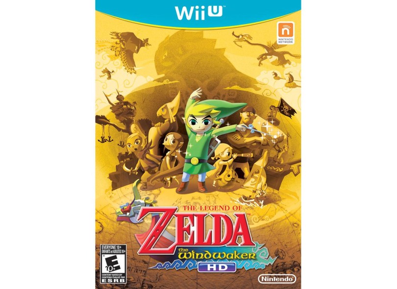 Jogo The Legend of Zelda: The Windwaker HD Wii U Nintendo