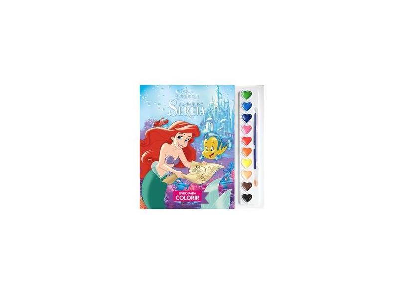 A Pequena Sereia - Volume 1. Coleção Aquarela Disney - Vários Autores - 9788536822839