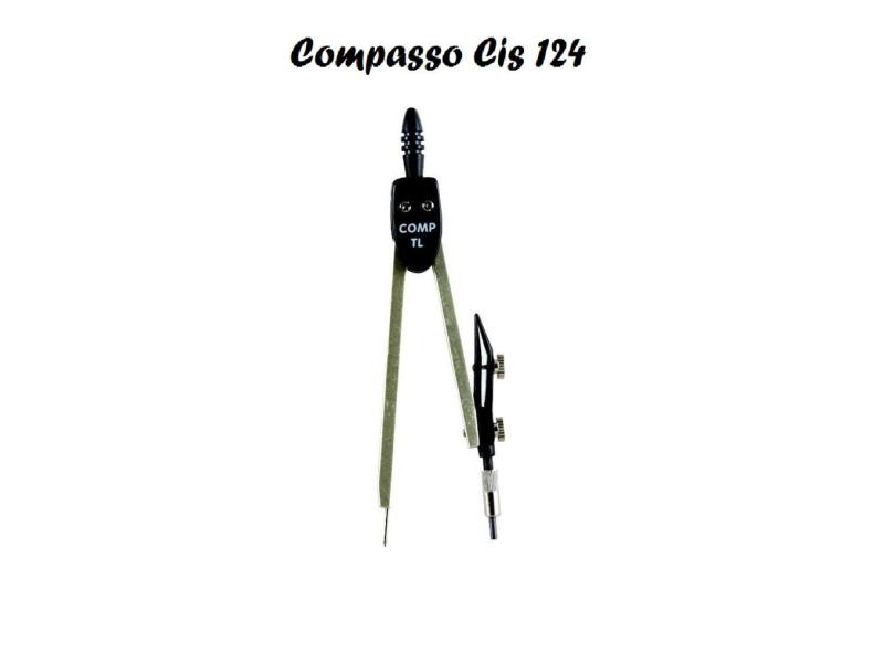 Compasso Escolar 124 - Cis - Com Tira Linha com o Melhor Preço é no Zoom