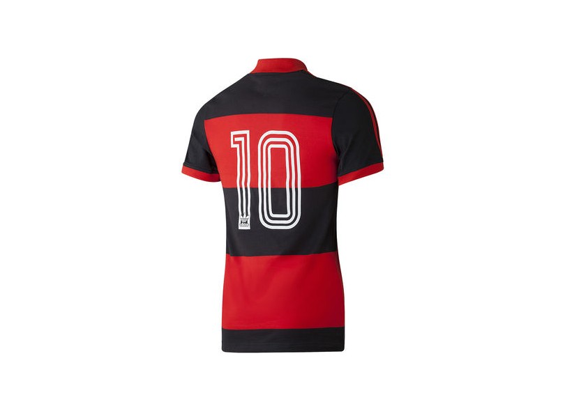Camisa Retrô Flamengo I 1980 com Número Adidas