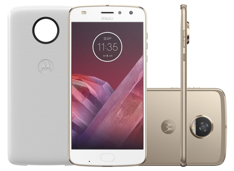 Smartphone Motorola Moto Z Z2 Play Style Edition 64GB XT1710 2 Chips Android 7.1 (Nougat) 3G 4G Wi-Fi