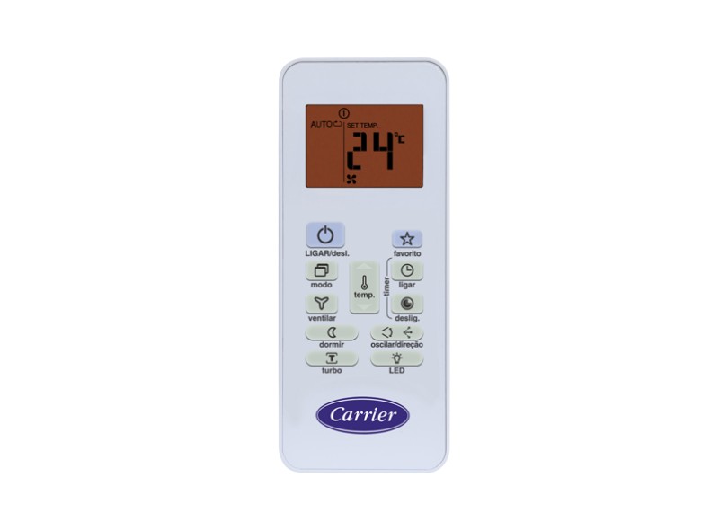 Ar Condicionado Split Hi Wall Carrier X-Power 12.000BTUs Inverter Frio 42FVCA12C5 / 38FVCA12C5