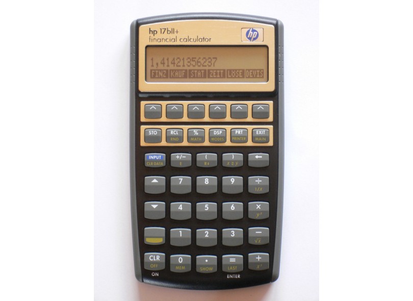 Calculadora Financeira HP 17 BII
