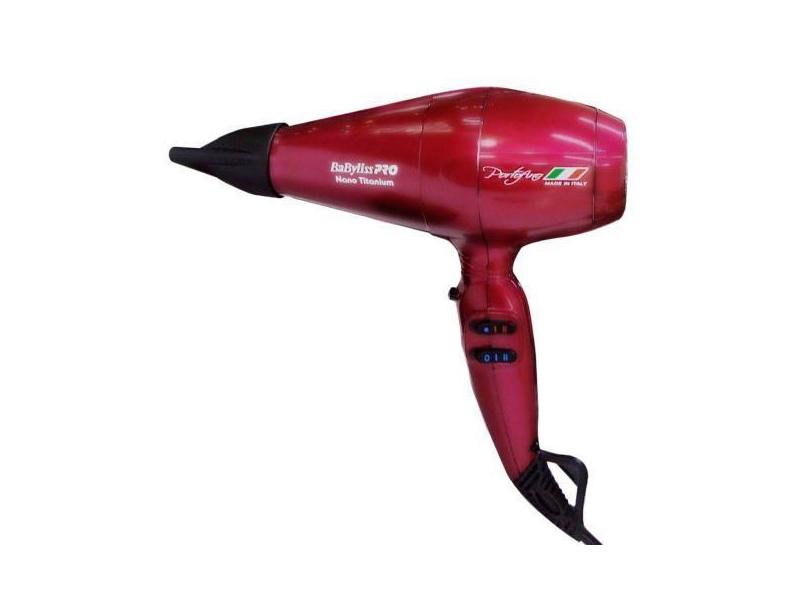 Secador De Cabelo Profissional Portofino Nano Titanium Hot Pink Babyli