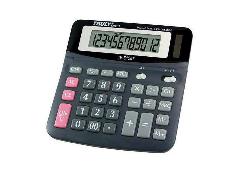 Calculadora De Mesa Truly 821B-12