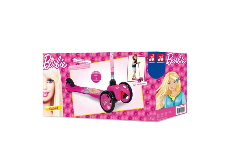 Patinete Barbie Bandeirante 2028