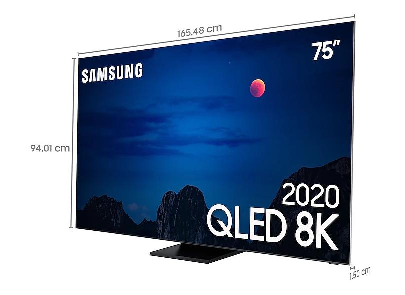 Smart TV TV QLED 75" Samsung Série 9 8K QN75Q950TSGXZD 4 HDMI
