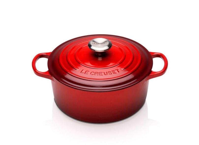 Panela Redonda Signature com Pegador Aço Inox 20 cm  Le Creuset