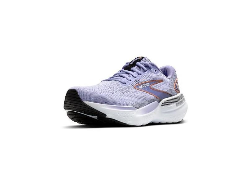 Brooks Tênis de corrida feminino Glycerin GTS 21, Lavanda/preto/cobre, 37