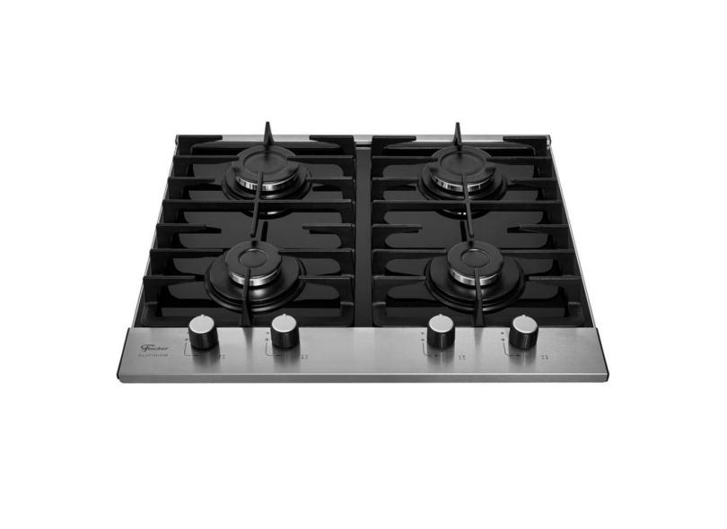 Fogão Cooktop 4 Boca Fischer Platinium Gás - 33800-92121