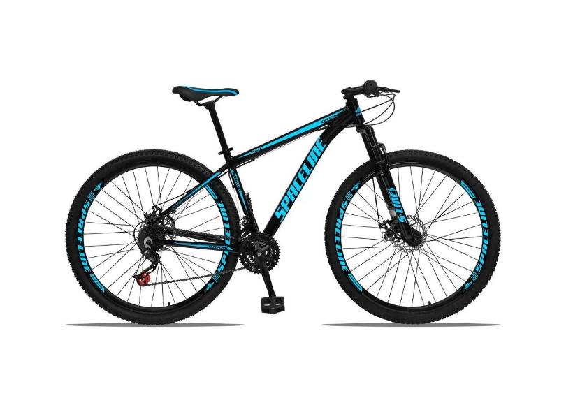 Bicicleta Spaceline 21 Marchas Aro 29 Suspensão Dianteira a Disco Mecânico Orion 2020