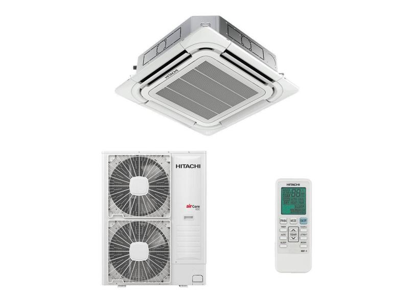 Ar Condicionado Split Cassete Hitachi Aircore Inverter 4 Vias 56.000 Btus Quente E Frio 220v