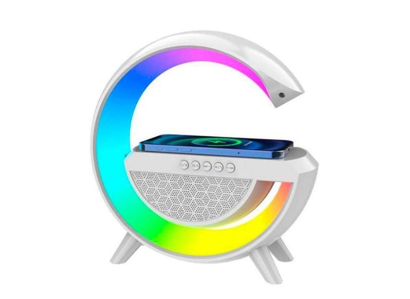 Luminária Bluetooth Carregador Indução 15w