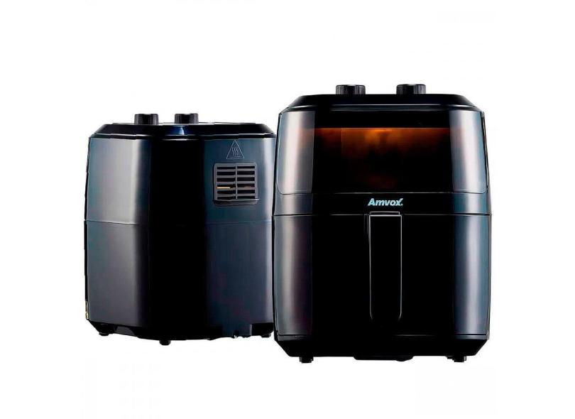 Fritadeira Elétrica Air Fryer Sem ??leo 5L Amvox Preto 1400W 110V - ARF 1250