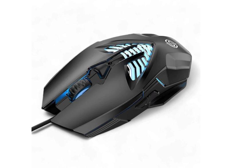 Mouse Óptico Gamer Rgb K-Snake Q1 Dpi Ajustável 3200 Com Fio