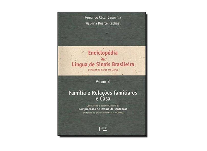 Enciclopedia Da Lingua De Sinais Brasileira Volume3 - Capa Comum - 9788531408557