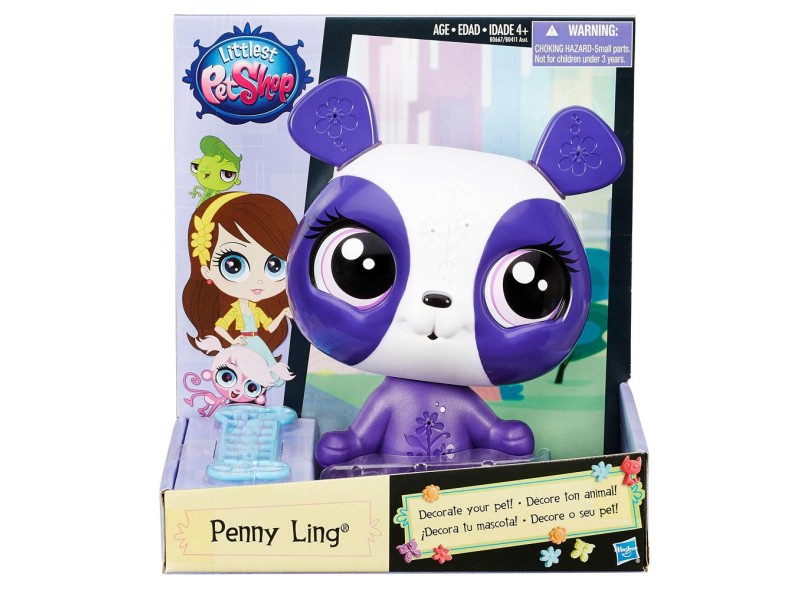 Boneca Littlest Pet Shop Decore seu Pet Penny Ling Hasbro