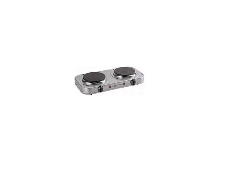 Fogão Elétrico de Mesa 2 Bocas  Agratto - 110V/2000W , 110V