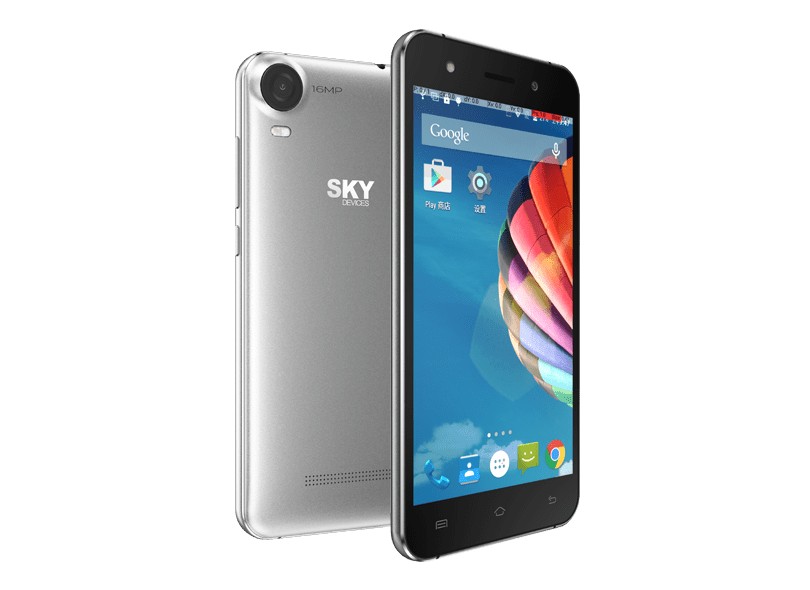 Smartphone Sky Devices Elite PhotoPro 16GB 16.0 MP 2 Chips Android 5.1 (Lollipop) 3G 4G Wi-Fi