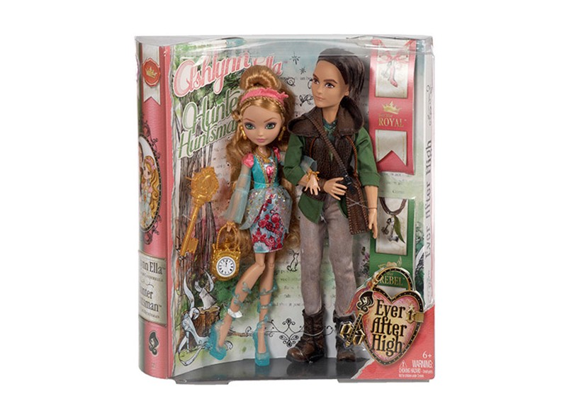 Boneca Ever After High Ashlynn Ella e Hunter Huntsman Mattel