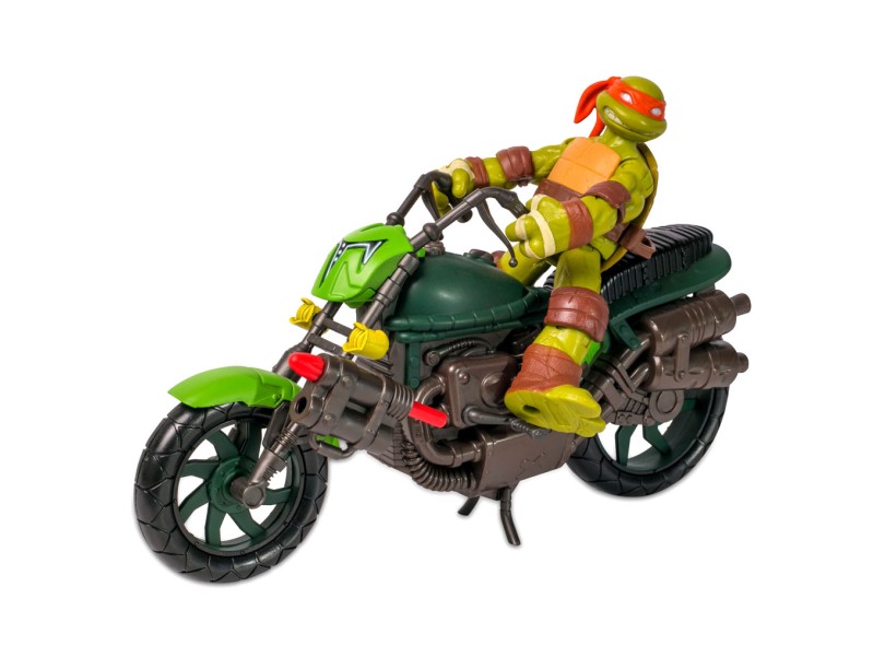 Boneco Tartarugas Ninja Rippin Rider - Multikids