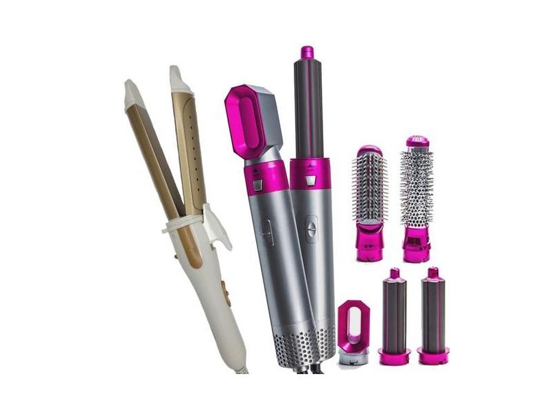 Escova Cabelos Secadora Alisadora 5 Em 1 Luxhair Ions 1000W Modelador