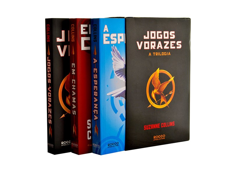 Saga Jogos Vorazes: Coleção com quatro livros (com marcadores)