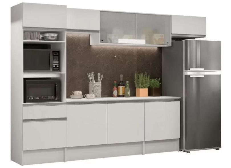 Cozinha Completa 1 Gaveta 9 Portas Topazio Madesa